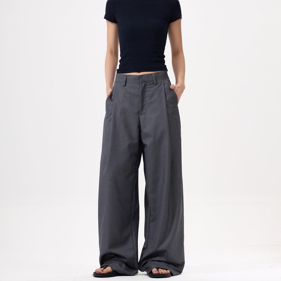 Damen Palazzo‑Hose mit extra weitem Bein, verdecktem Reißverschluss und Bügelfalte Echo Archiv