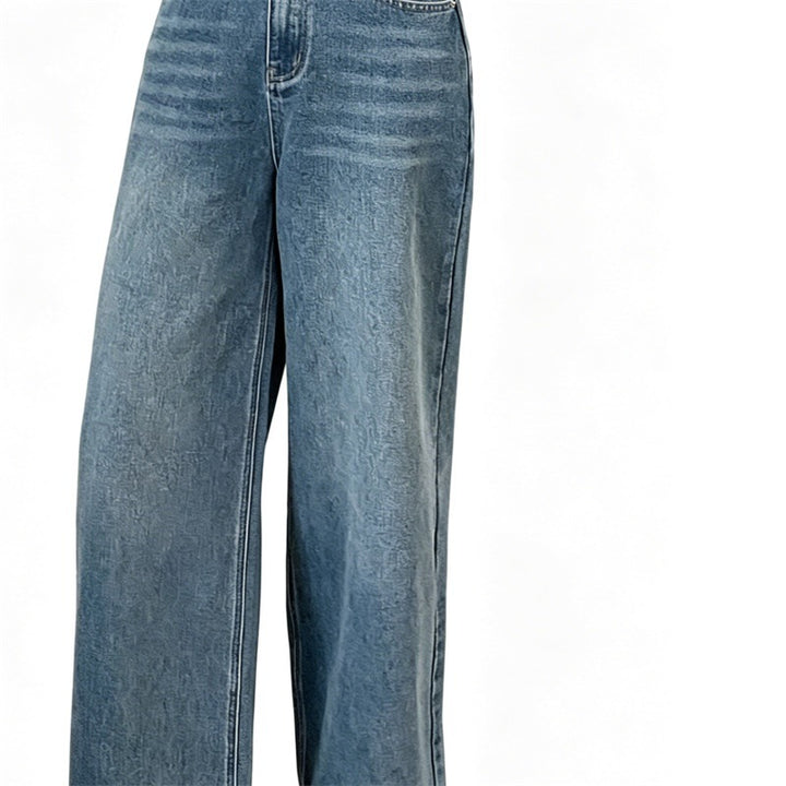 Damen Jeanshose mit hoher Taille und weitem Bein Echo Archiv