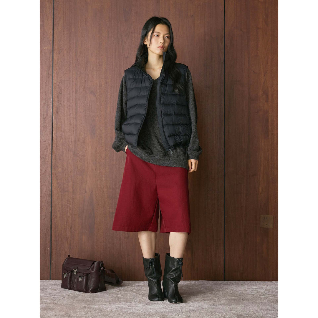 Damen V‑Ausschnitt Oversize‑Pullover in Mohair‑Optik mit weichem Feinstrick Echoarchiv