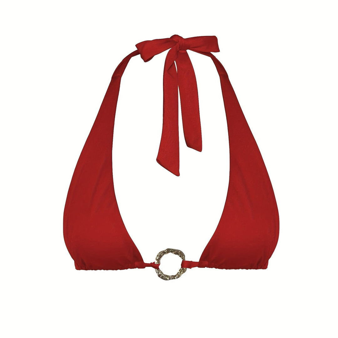 Damen Triangel-Bikini mit verstellbaren Riemen und elegantem Ringdetail Echo Archiv