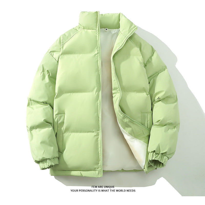 Herren warm gefütterte Winterjacke mit hohem Kragen und praktischem Reißverschluss Echoarchiv