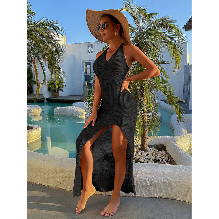 Damen Maxikleid mit extravaganter Beinschlitze Echo Archiv