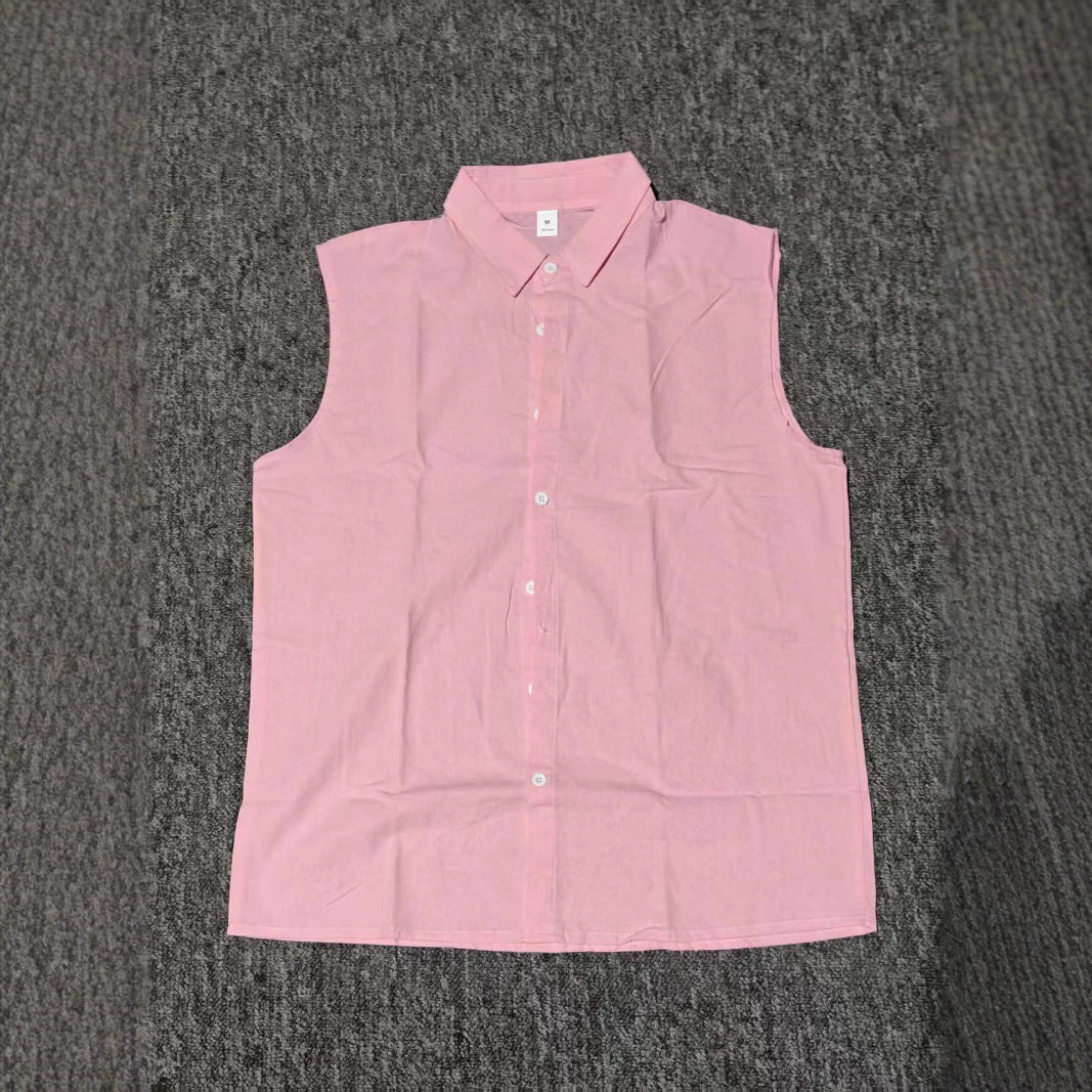 Herren Freizeit Sommer Weste Shirt Echoarchiv