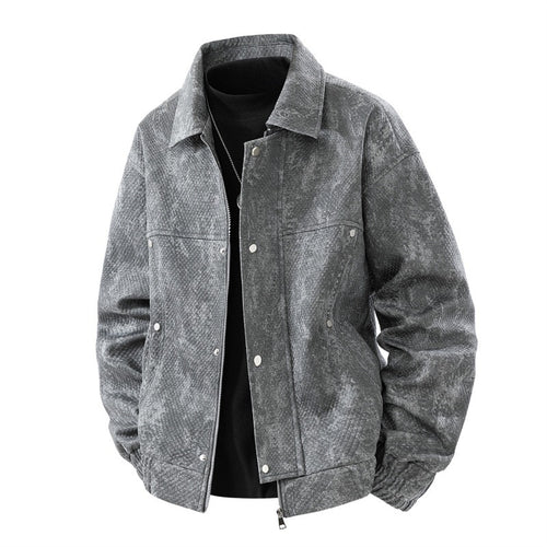 Damen Schlangenleder-Look Freizeitjacke Echo Archiv