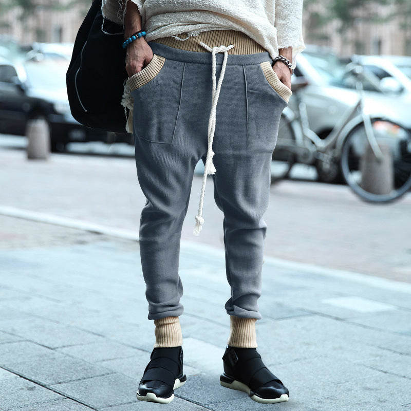 Herren bequeme Freizeit Jogginghose mit seitlichen Taschen und elastischem Bund Echoarchiv