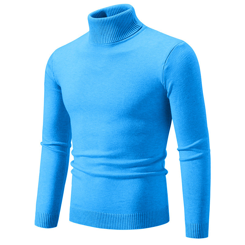 Herren nan Slim-Fit Rollkragenpullover aus Feinstrick mit geripptem Stehkragen und elastischem Bund Echo Archiv