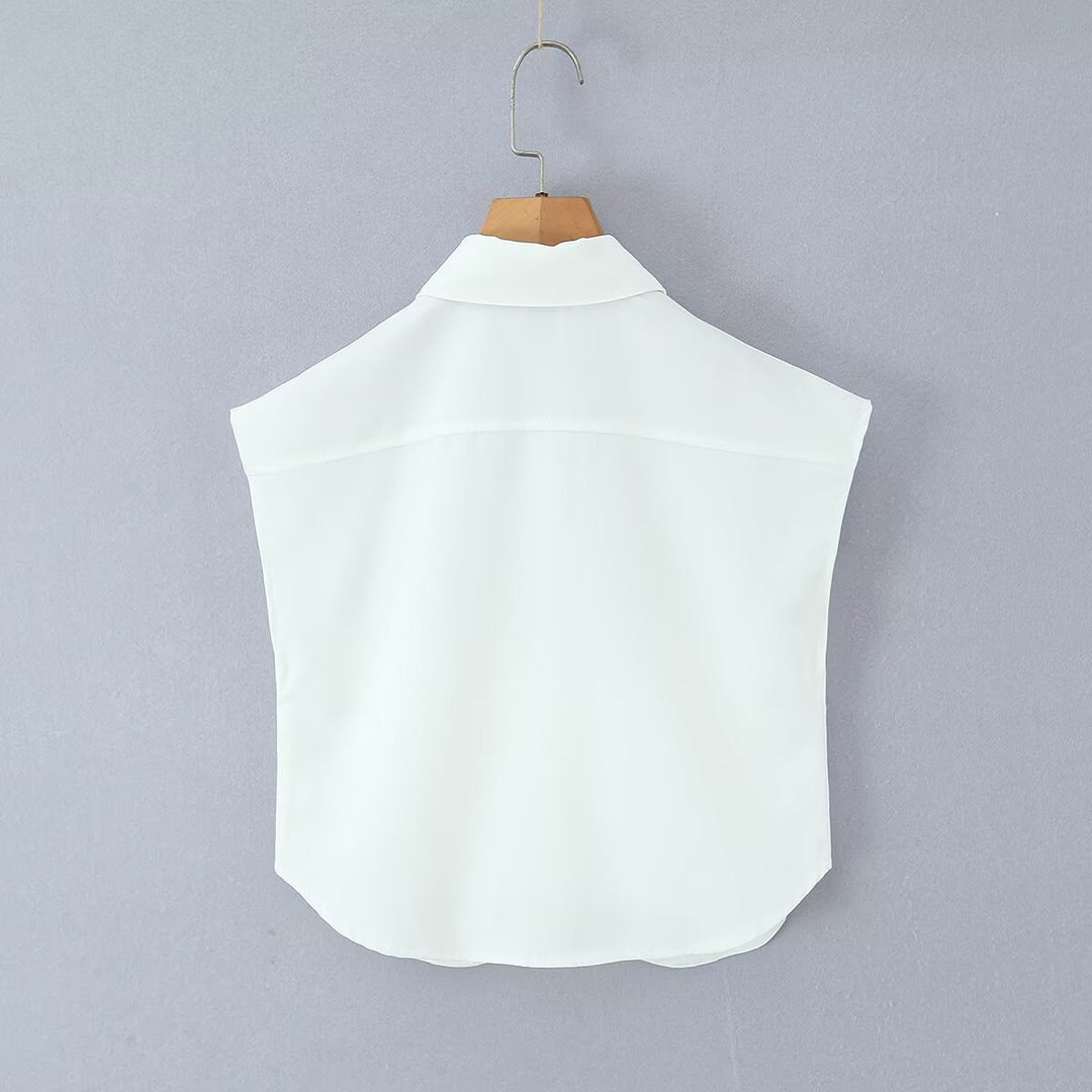 Damen Cropped Bluse mit asymmetrischem Rock Echo Archiv
