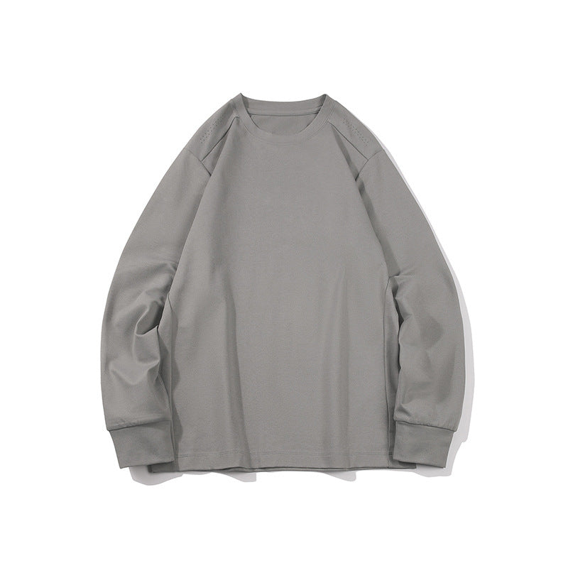 Herren Oversize-Langarmshirt aus schwerem Baumwolljersey mit Rundhalsausschnitt und gerippten Bündchen Echo Archiv