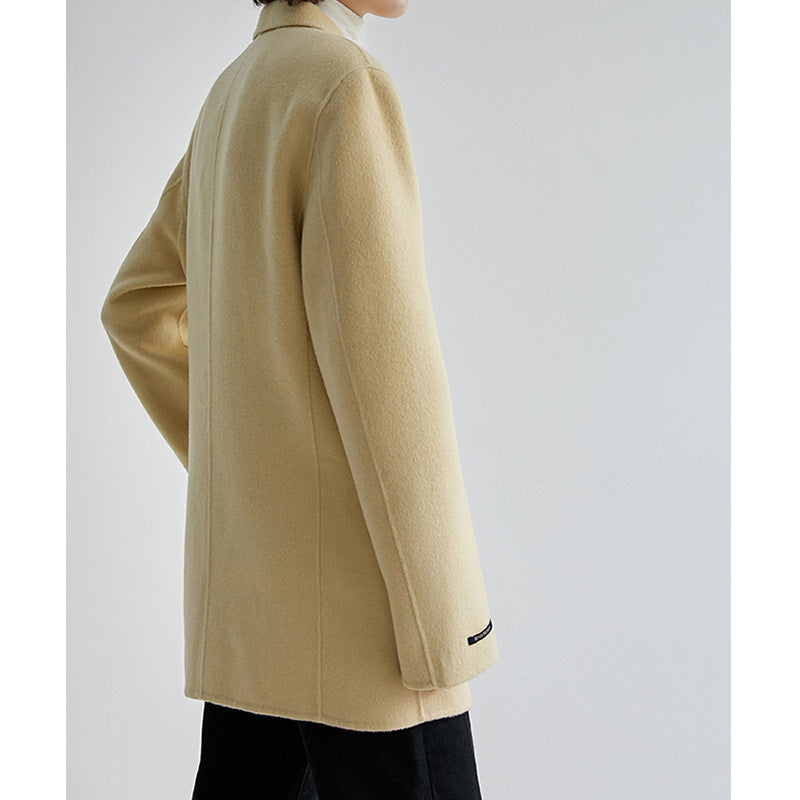 Damen Eleganter Oversized Blazer mit doppeltbreiter Knopfleiste Echoarchiv