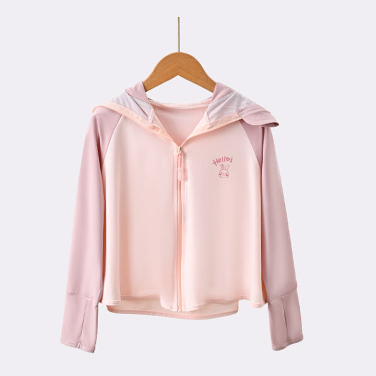 Mädchen leichte Sonnenjacke mit Kapuze Echo Archiv