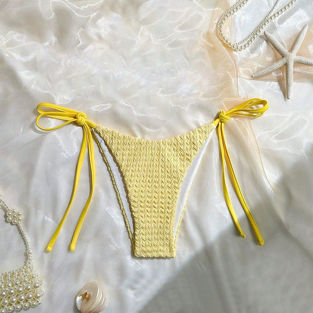 Damen Dreiecksbikini mit zarten Texturen Echo Archiv