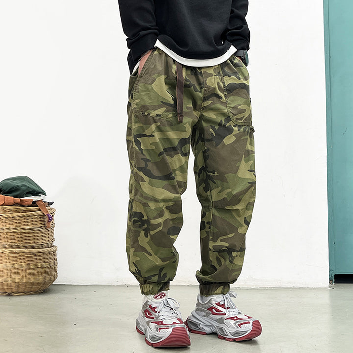 Herren Bequeme Camouflage Cargo-Hose Echo Archiv