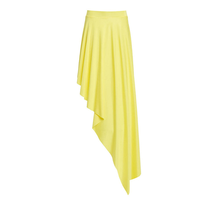 Damen asymmetrischer Einteiler Badeanzug mit voluminösen Puffärmeln Echo Archiv
