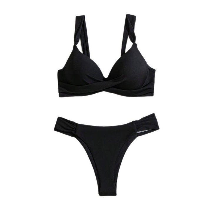Damen Push-Up-Bikini mit breiten Komfortträgern Echo Archiv