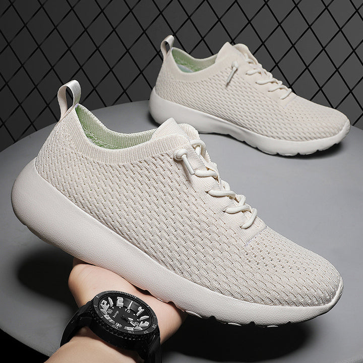 Unisex atmungsaktive Strick‑Slip-On Sneaker mit elastischem Schaft, Zuglasche und gedämpfter Leichtsohle – Norré