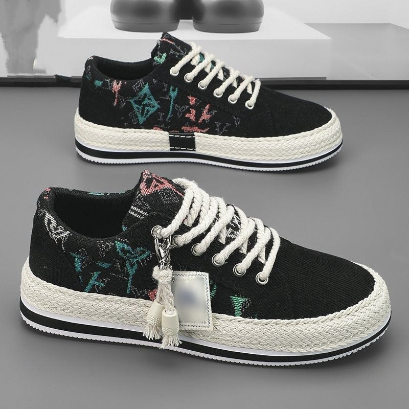 Damen Sneakers mit kreativem Textiloberteil und eleganter Sohle Echo Archiv