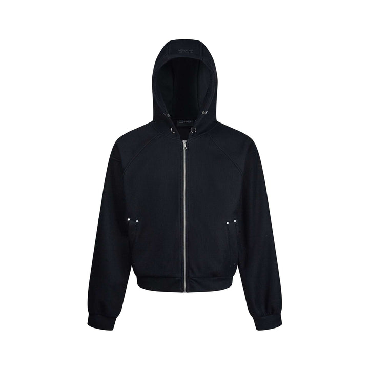 Damen Kapuzen-Sweatjacke mit Reißverschluss und Raglanärmeln Echoarchiv