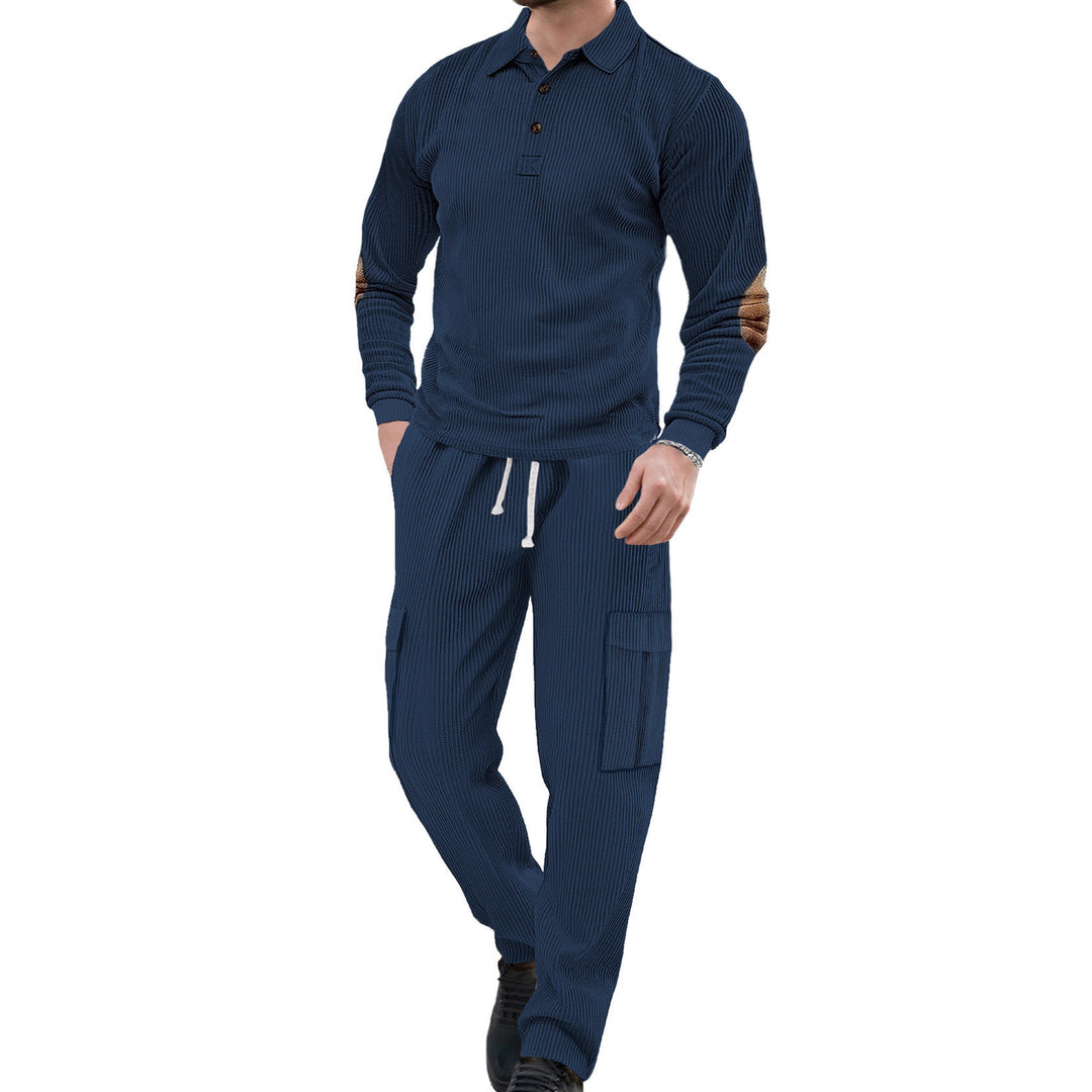 Herren Freizeitanzug mit strukturierter Oberfläche und eleganten Anpassungen Echoarchiv