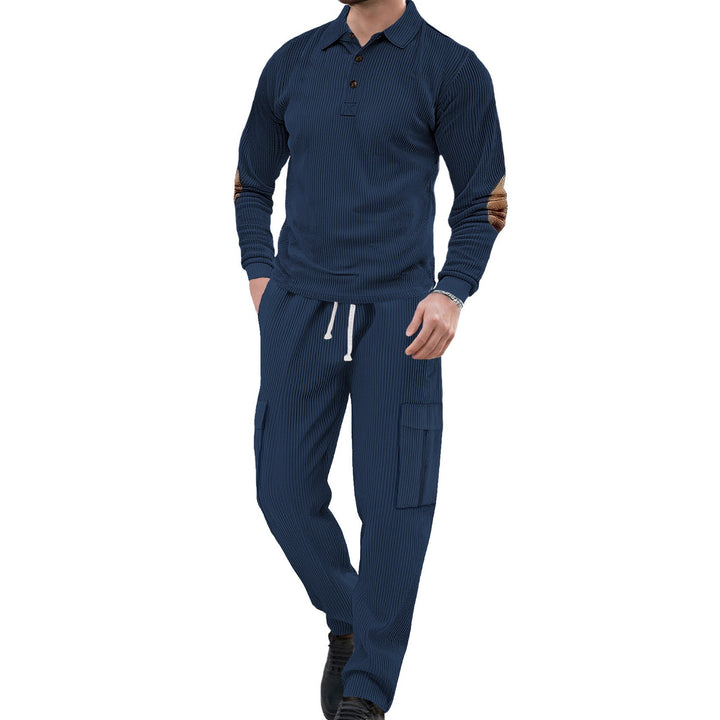 Herren Freizeitanzug mit strukturierter Oberfläche und eleganten Anpassungen Echoarchiv