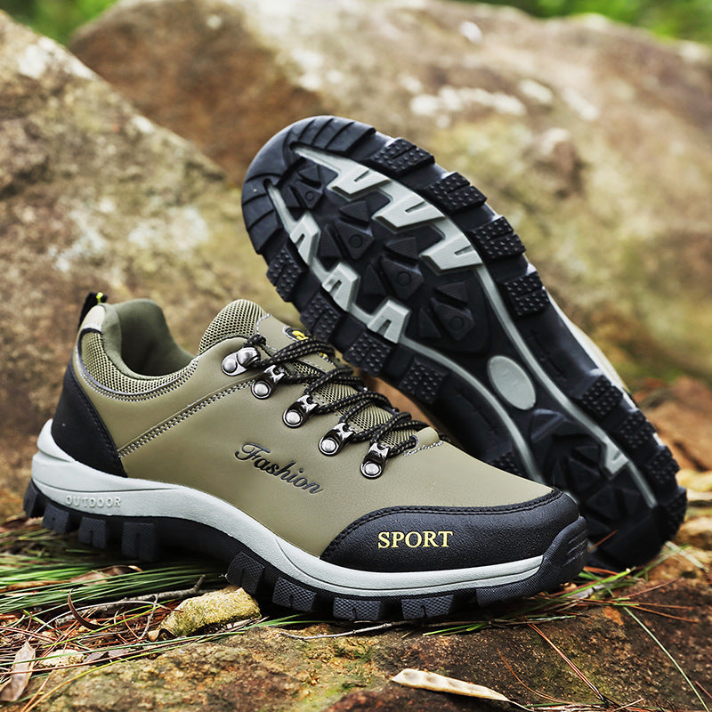 Herren nan robuste Trekkinghalbschuhe mit Metallösen, verstärkter Zehenkappe und griffiger Outdoor-Laufsohle Echo Archiv