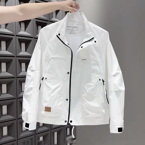 Herren Leichte Übergangsjacke mit funktionalen Taschen Echoarchiv