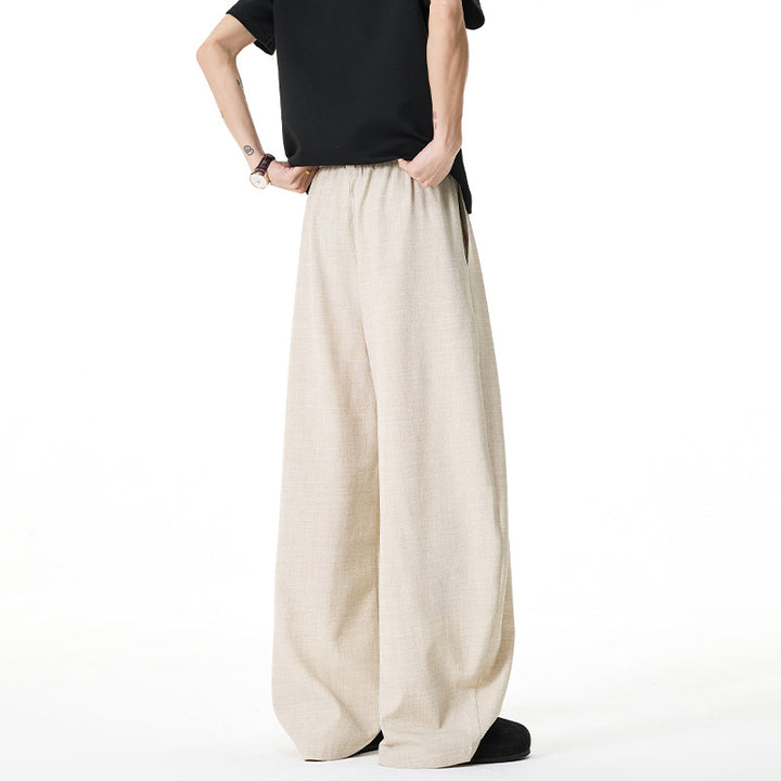 Damen Elegante und lässige weite Stoffhose – Avélisse