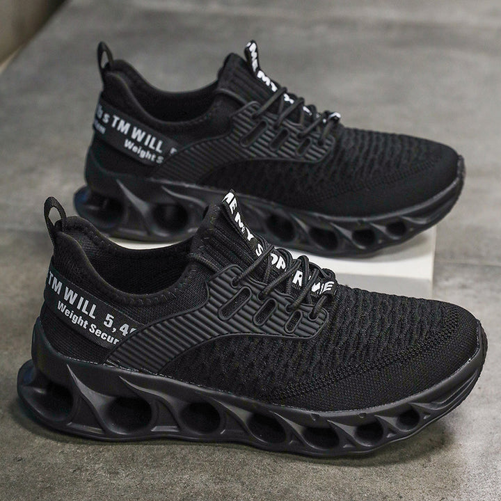 Unisex Performance-Sneaker mit innovativer gelochter Luftsohle und gestricktem Obermaterial – Norré