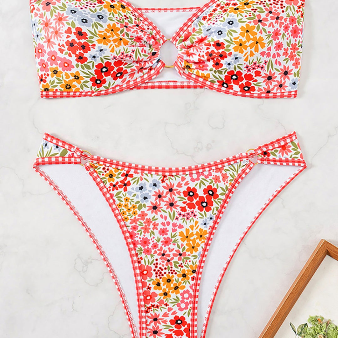Damen Bandeau Badeanzug Set Echo Archiv