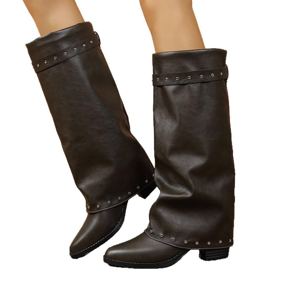 Damen Modische Stiefel mit Glitzer-Details Echo Archiv