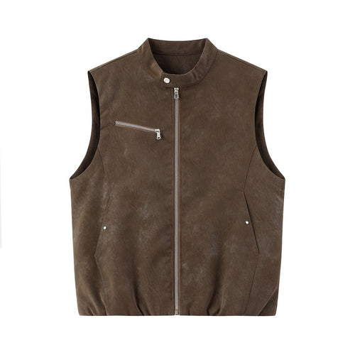 Herren Stylische Lederweste Echo Archiv