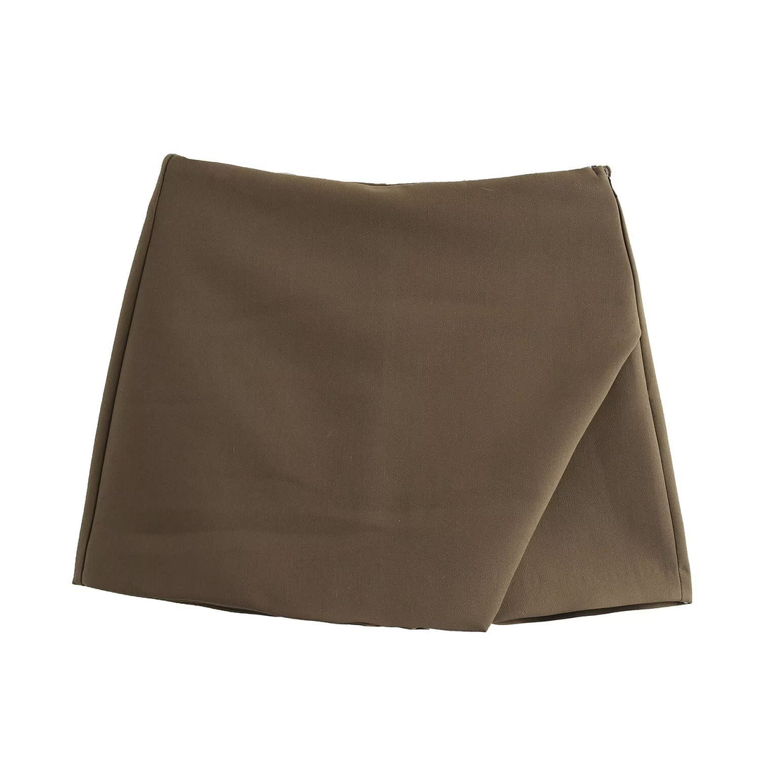 Damen modische Wickel-Shorts aus hochwertigem, elastischem Material Echo Archiv