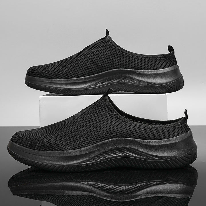 Unisex nan leichter Netzgewebe-Schlupf-Sneaker mit atmungsaktivem Obermaterial, dämpfender EVA-Zwischensohle und rutschfester Profilsohle Echo Archiv