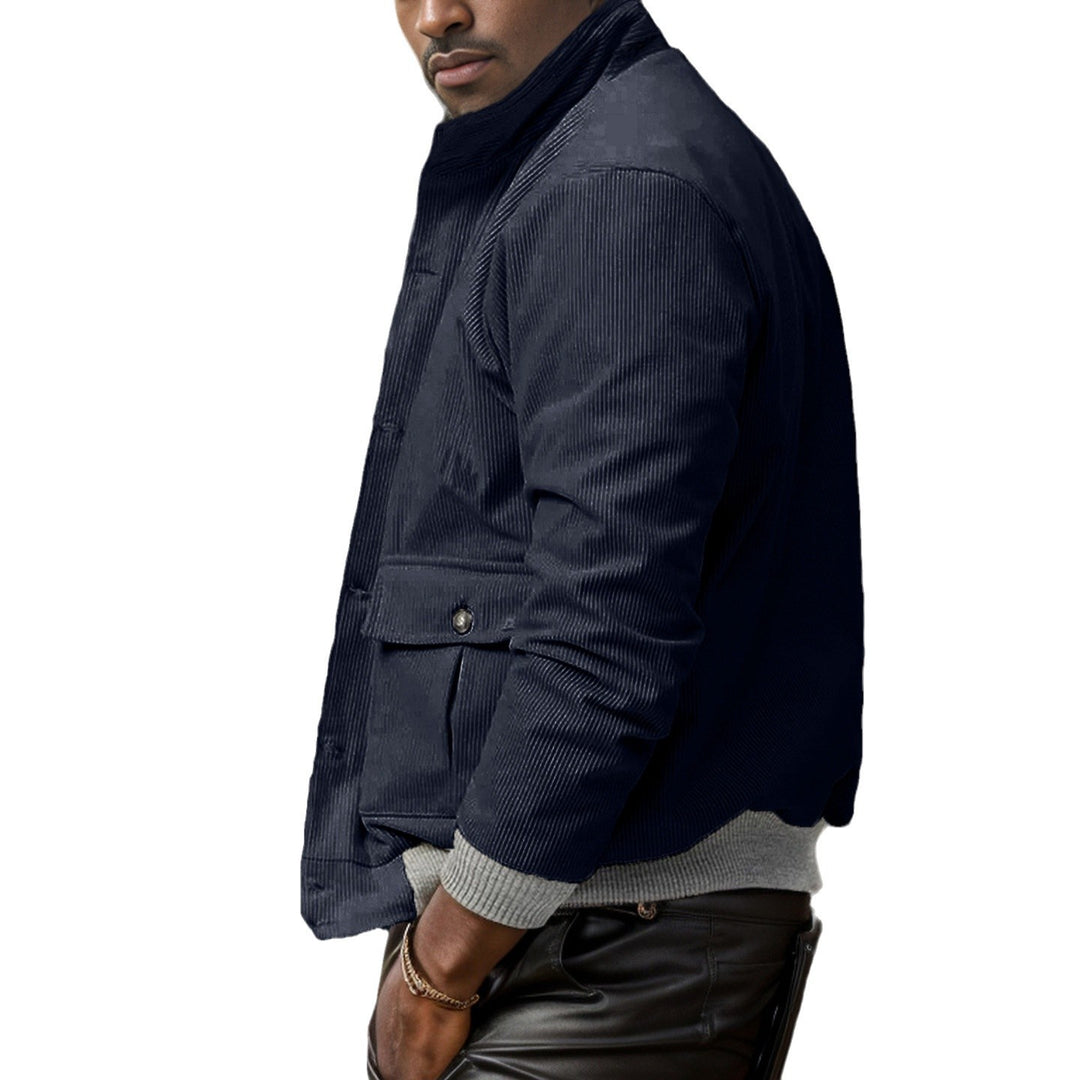Herren sportliche Cordjacke mit praktischen Taschen und modernem Design Echoarchiv
