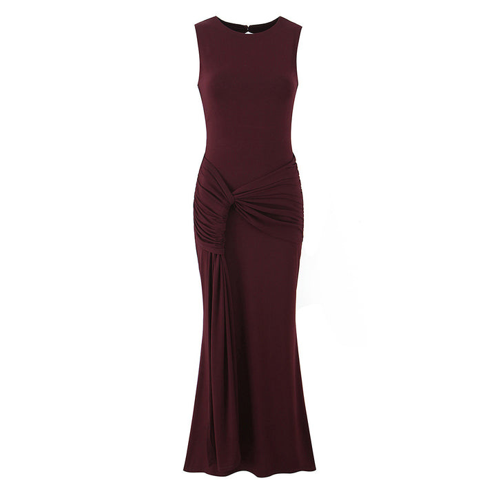 Damen Maxikleid mit raffinierten Drapierungen und elegantem Rückenausschnitt Echo Archiv