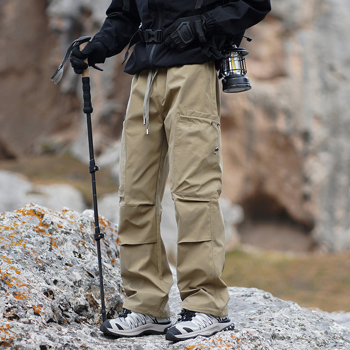 Herren Outdoor-Cargohose mit verstärkten Knien, wasserabweisend und atmungsaktiv Echo Archiv