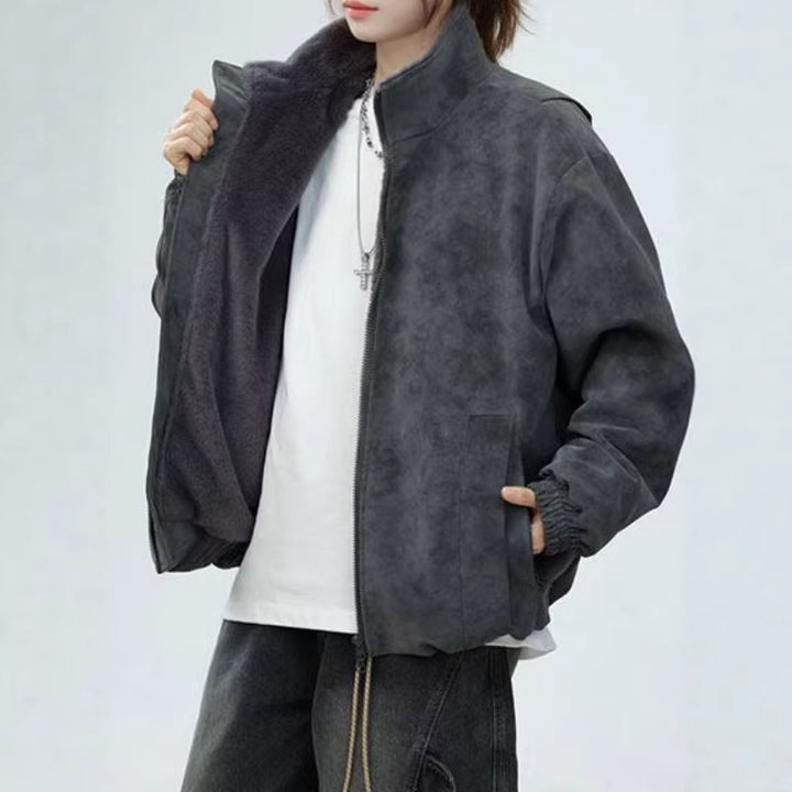 Damen Oversized Kunstlederjacke Echoarchiv