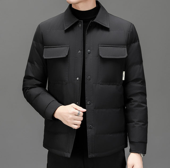 Herren leichte Steppjacke mit praktischen Taschen Echoarchiv