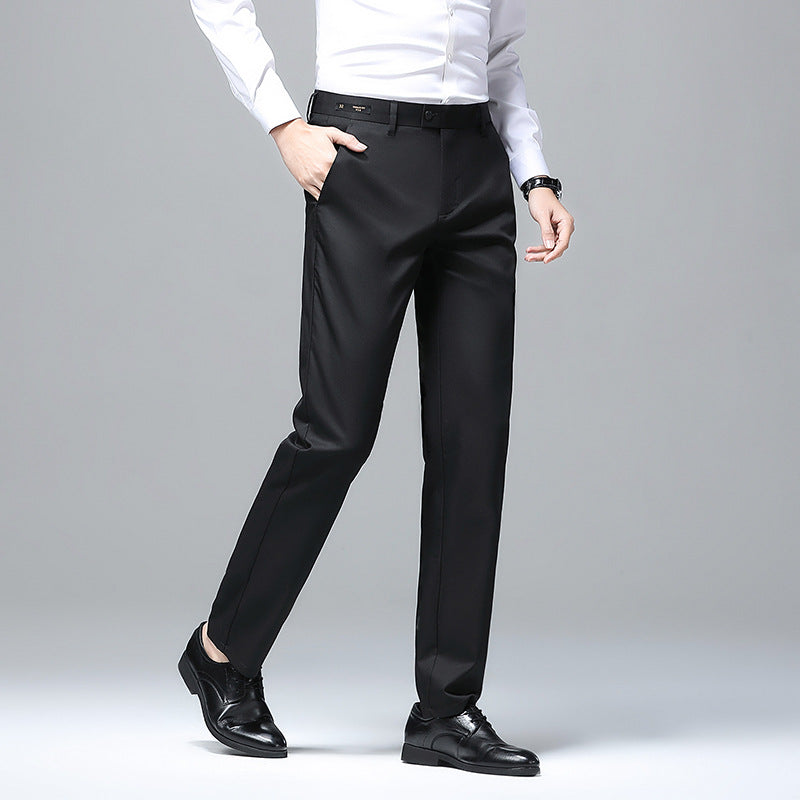 Herren elegante Slim-Fit Anzughose Echoarchiv