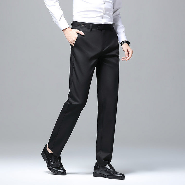 Herren elegante Slim-Fit Anzughose Echoarchiv