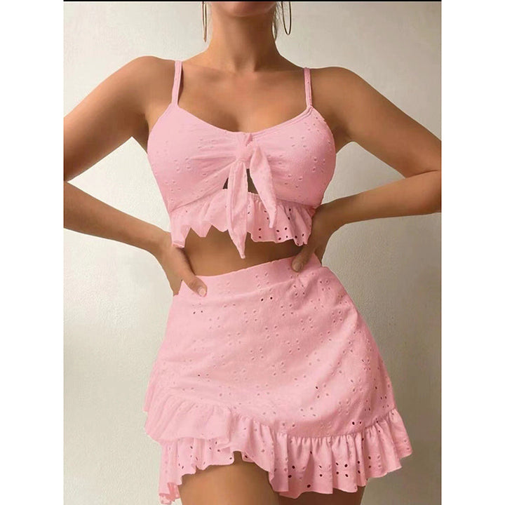 Damen Crop-Top und Rock Set Echo Archiv