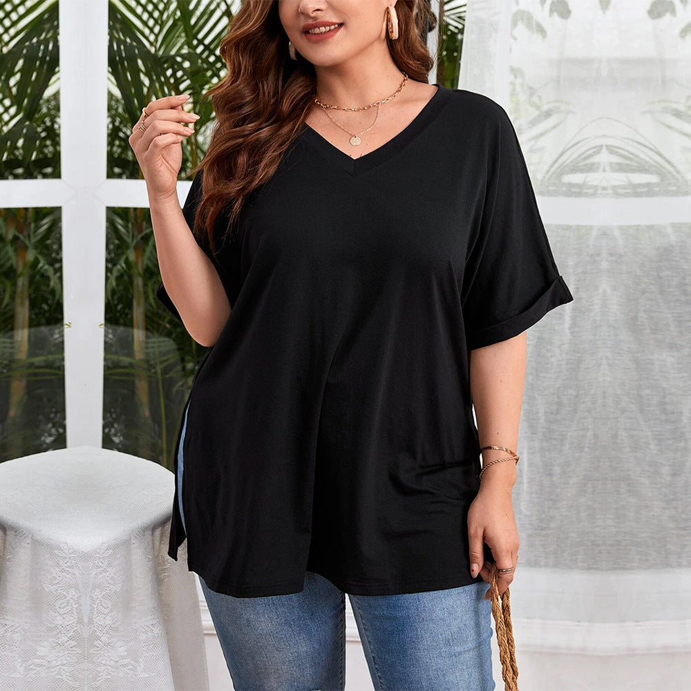 Damen V-Ausschnitt T-Shirt Echo Archiv