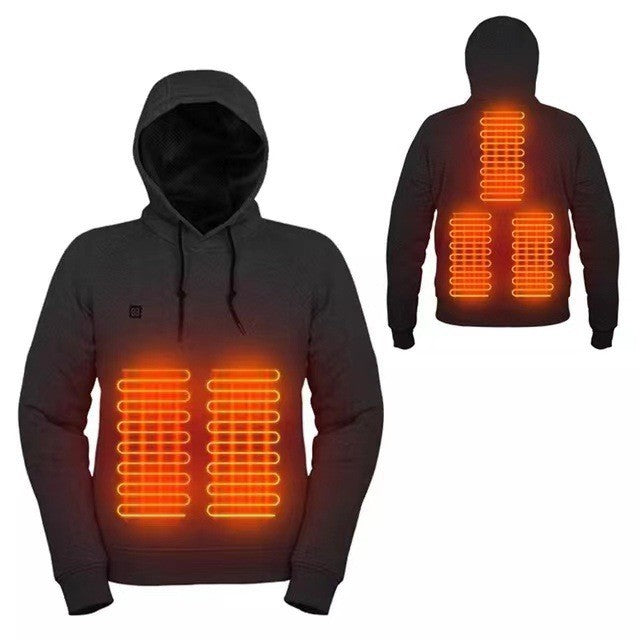 Damen beheizbare Kapuzenpullover Echoarchiv