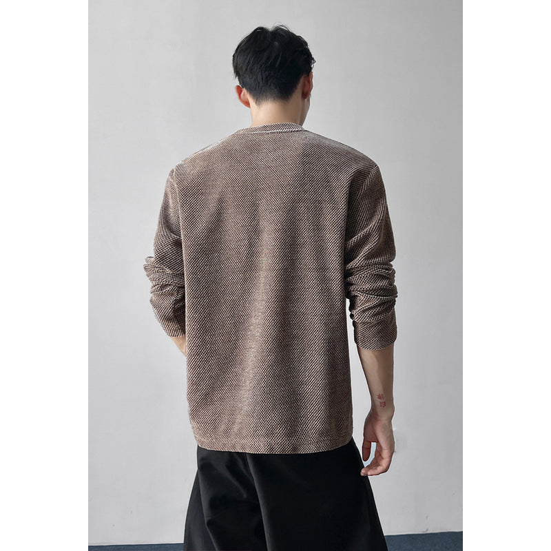 Herren Freizeit Langarmpullover Echo Archiv