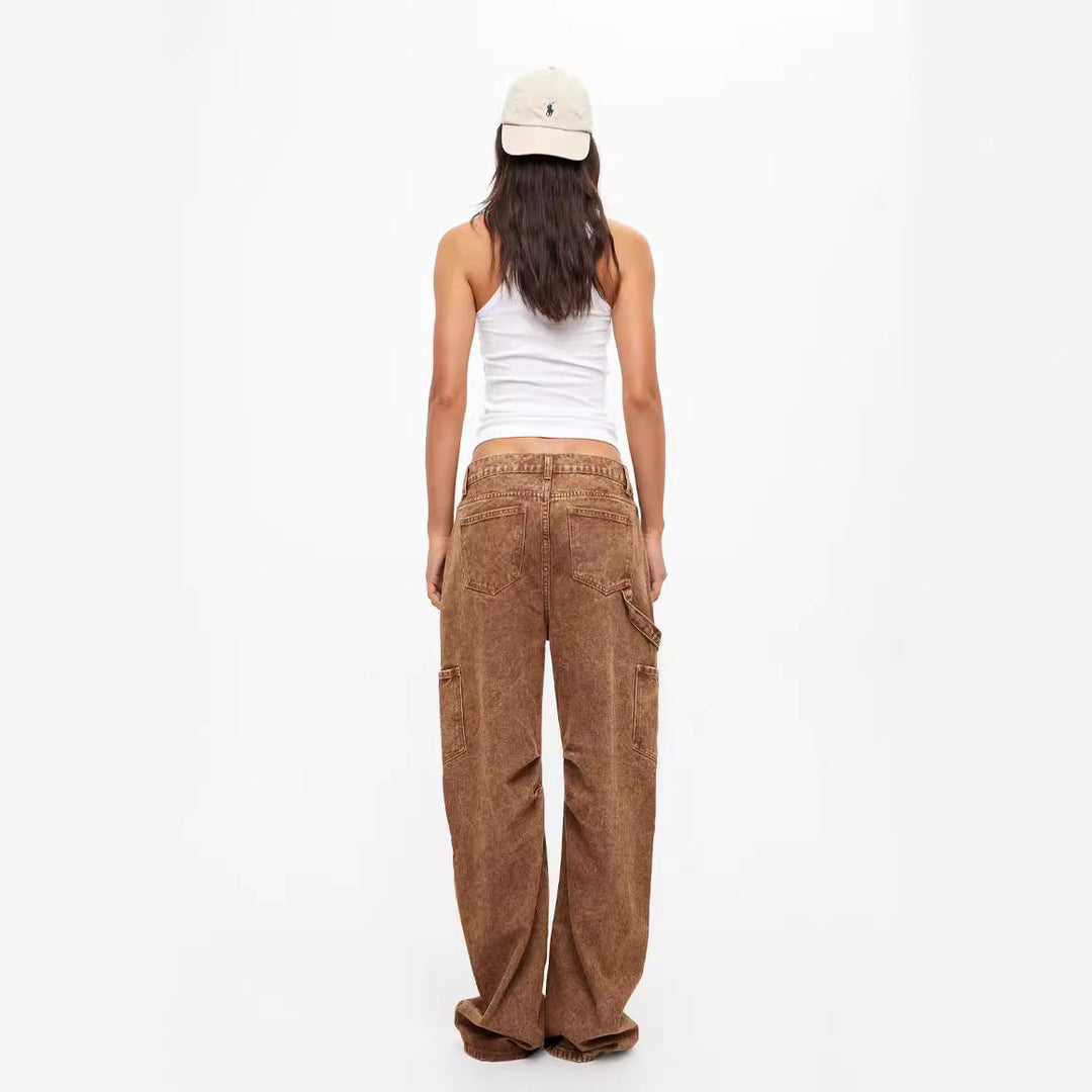Damen Cargo-Jeans im lässigen Schnitt mit praktischen Taschen Echo Archiv
