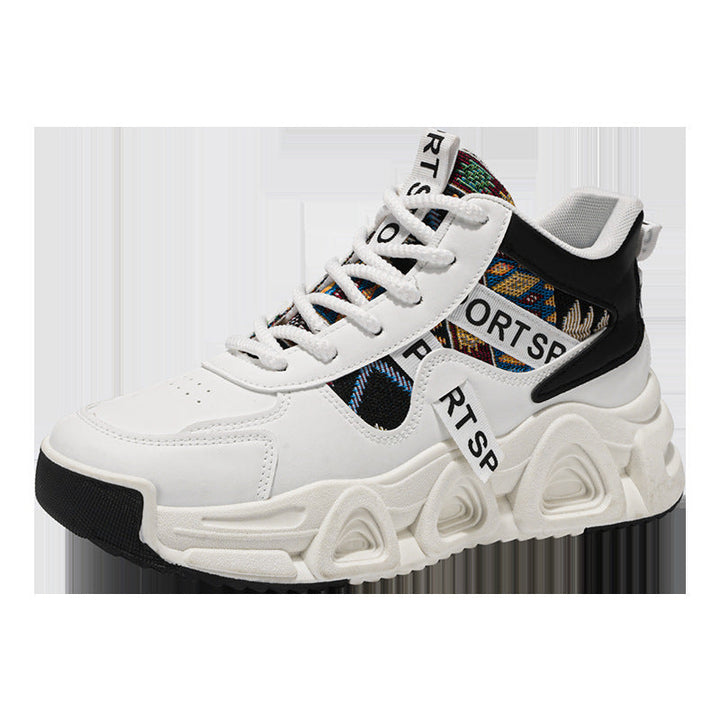 Damen Sportliche High-Top Sneakers mit buntem Design Echo Archiv