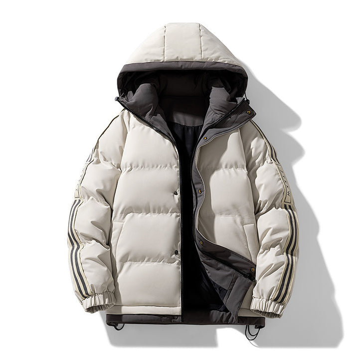 Herren Modische Wattierte Winterjacke Echo Archiv