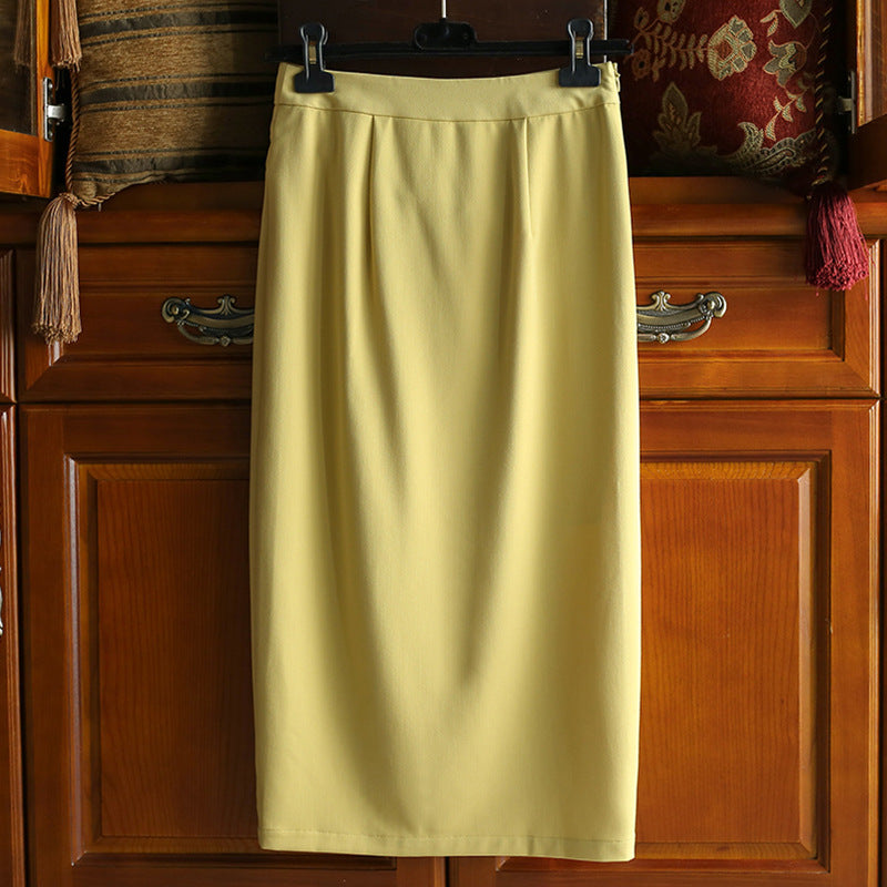 Damen Taillierter Midirock mit seitlichem Knotendetail und Drapierung Echo Archiv