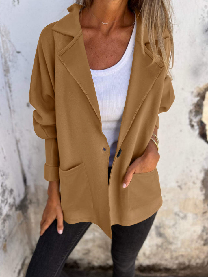 Damen Offene Cape-Cardigan aus Feinstrick mit asymmetrischem Saum und Eingrifftasche Echoarchiv