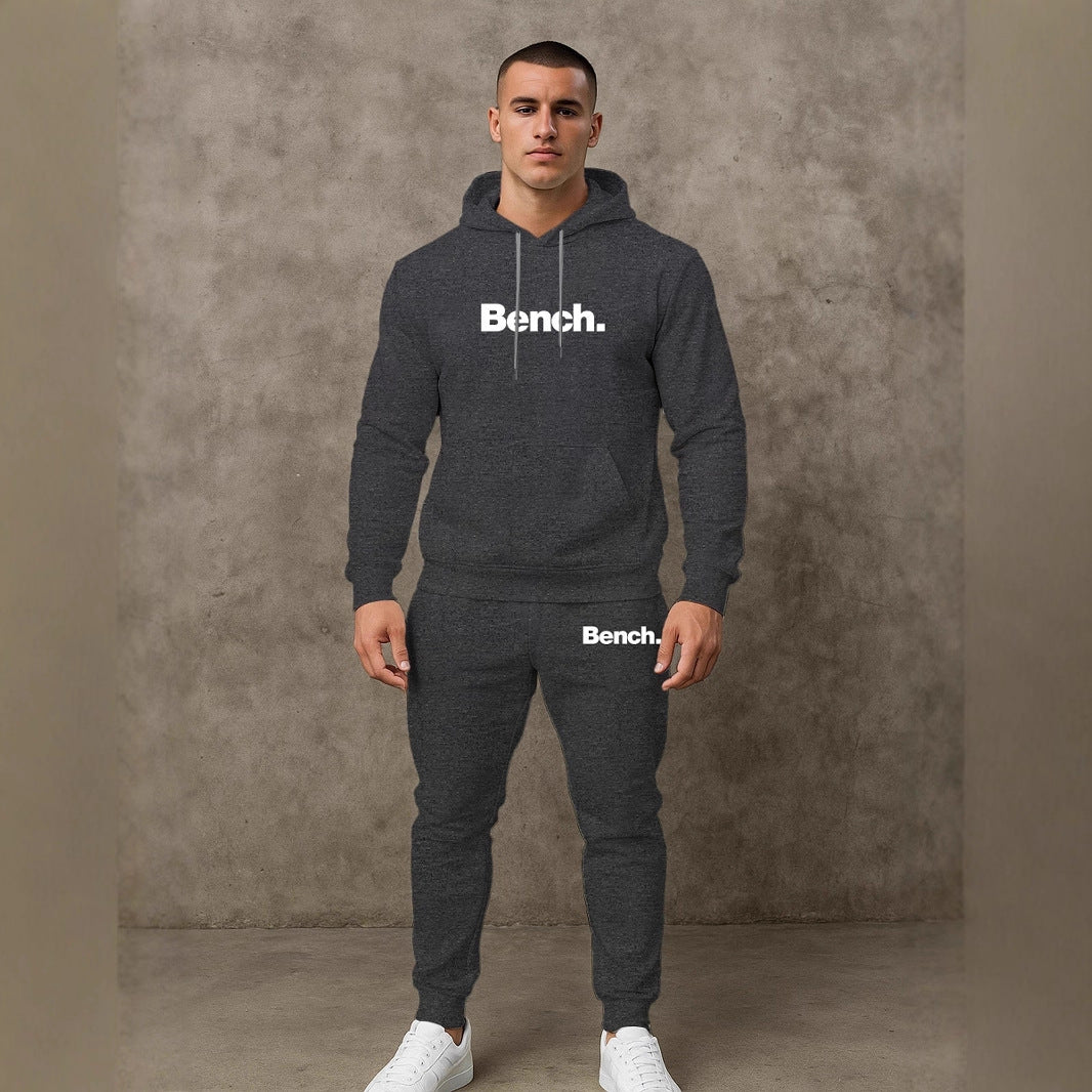 Herren Sportliches Hoodie- und Jogginghosen-Set Echoarchiv