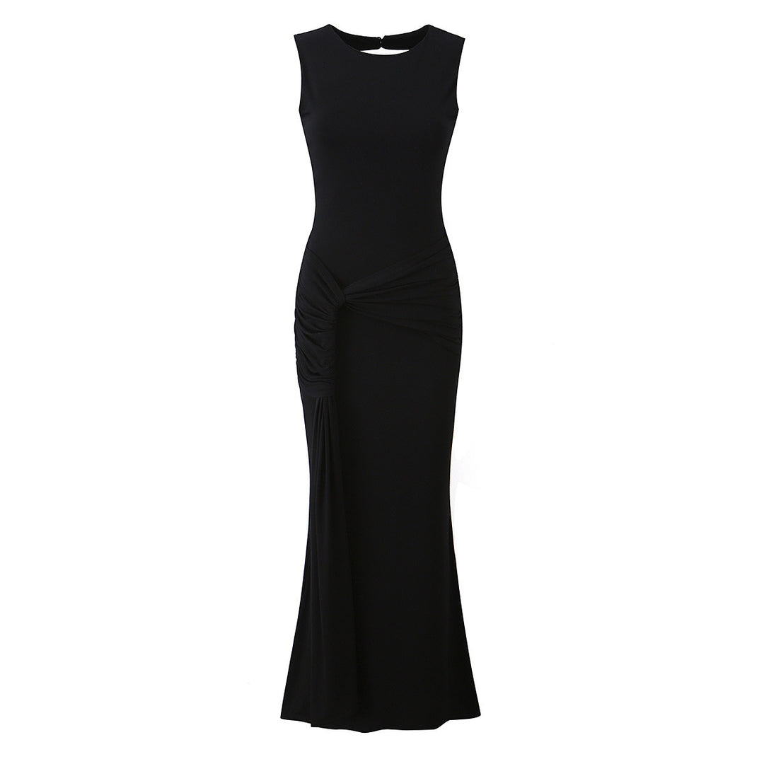 Damen Maxikleid mit raffinierten Drapierungen und elegantem Rückenausschnitt Echo Archiv